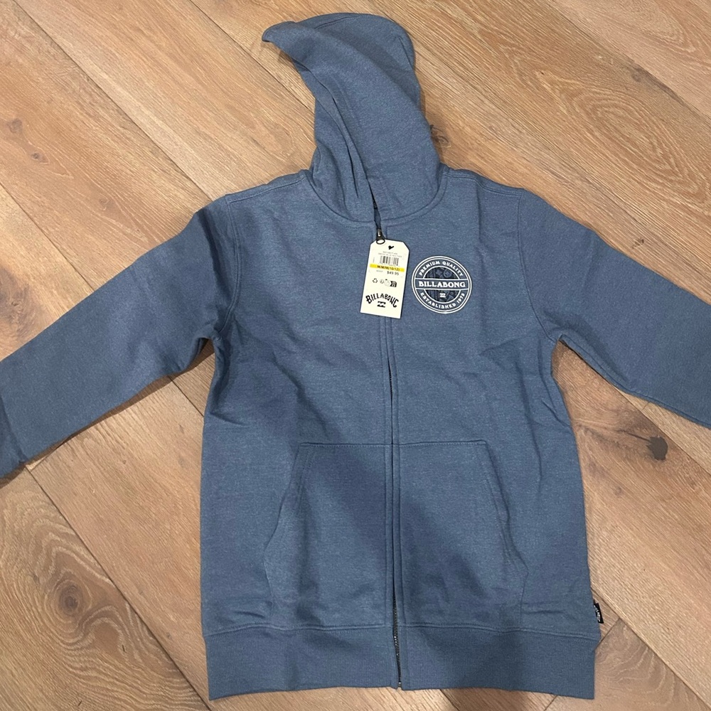 Billabong Kids Blue Zip-Up Hoodie